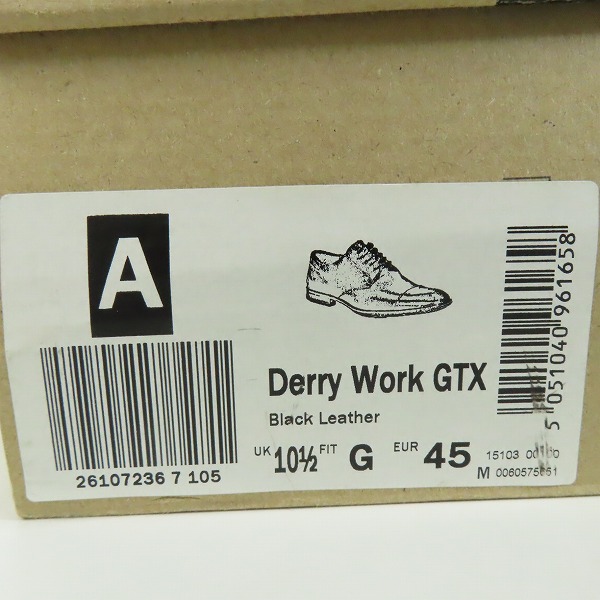 実際に弊社で買取させて頂いたClarks/クラークス Derry Work GTX ストレートチップ レザーシューズ/ビジネスシューズ/10.5の画像 8枚目