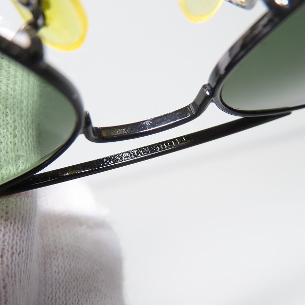 実際に弊社で買取させて頂いたRay-Ban/レイバン AVIATOR LARGE MEATAL アビエーター 偏光レンズ サングラス/アイウェア RB3025 002の画像 5枚目