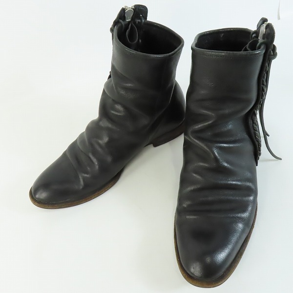 実際に弊社で買取させて頂いたMIHARAYASUHIRO/ミハラヤスヒロ レースアップ レザーブーツ/25.5