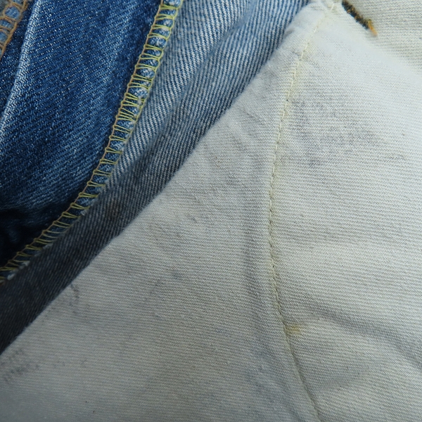 実際に弊社で買取させて頂いたLEVIS/リーバイス 606 ビッグE オレンジタブ 刻印8 TALON/タロンジップ/ヴィンテージ デニムパンツの画像 8枚目