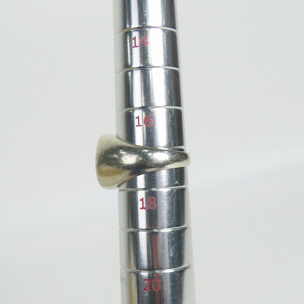 実際に弊社で買取させて頂いたSTUSSY/ステューシー ストックロゴリング 17.5号の画像 8枚目