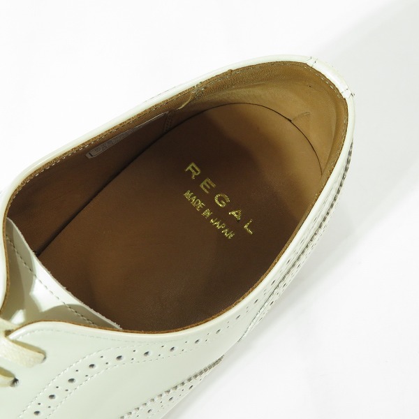 実際に弊社で買取させて頂いたREGAL/リーガル ウイングチップヒールパンプス F80F/24.0の画像 4枚目