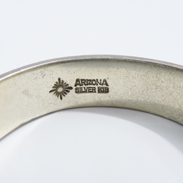 実際に弊社で買取させて頂いたARIZONA FREEDOM/アリゾナフリーダム K18付き 太陽神 バングルの画像 6枚目