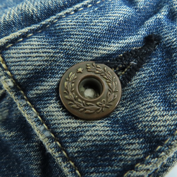 実際に弊社で買取させて頂いたglamb/グラム Amanda denimJKT/デニムジャケット ワイヤー襟 /2の画像 6枚目