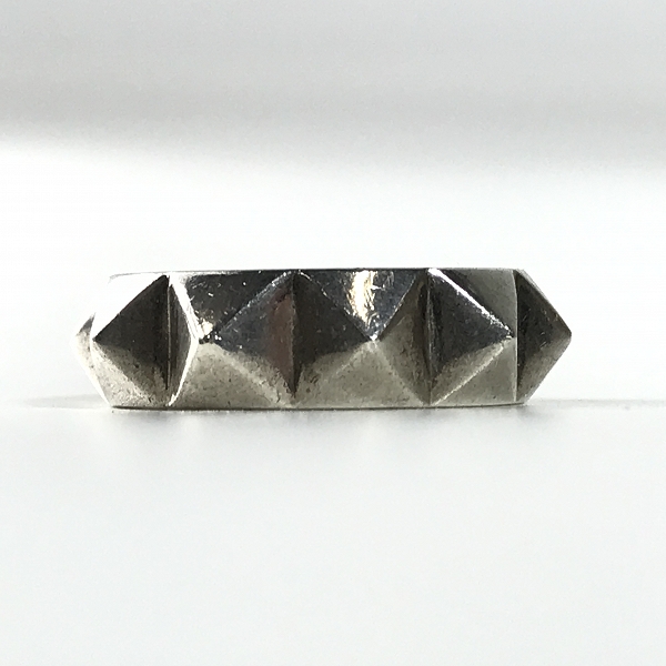 実際に弊社で買取させて頂いたHYSTERIC GLAMOUR/ヒステリックグラマー HYSTERICS シルバー925 スタッズリング 18号の画像 1枚目