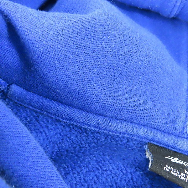 実際に弊社で買取させて頂いたstussy/ステューシー ビンテージ USA製 ロゴ刺繍 プルオーバーパーカー/Mの画像 4枚目