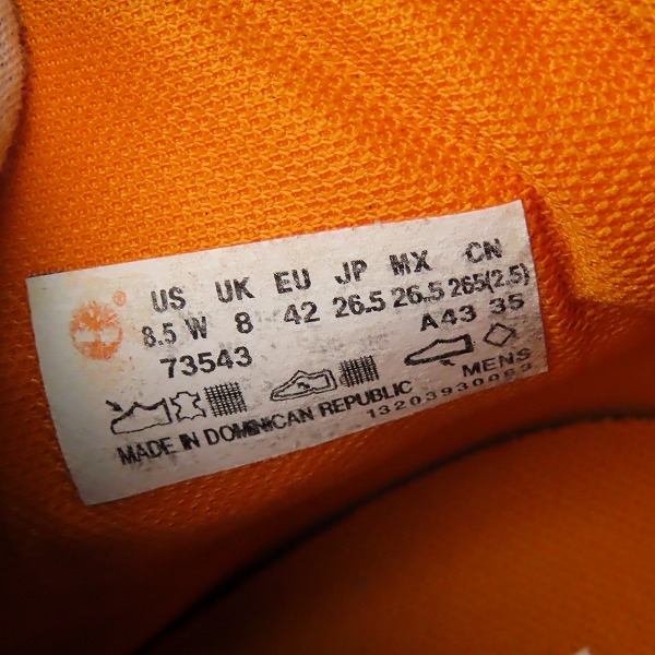 実際に弊社で買取させて頂いたTIMBERLAND/ティンバーランド 6inch PREMIUM WP BOOT 6インチ プレミアムブーツ TB073543/8.5の画像 5枚目