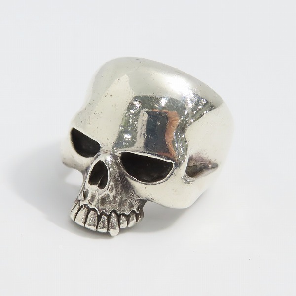 実際に弊社で買取させて頂いたCRAZY PIG/クレイジーピッグ EVIL SKULL RING  LARGE ラージエビルスカル リング 21号