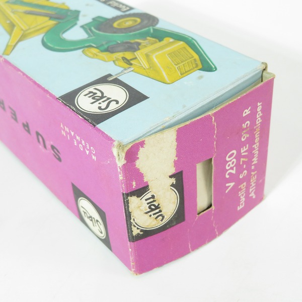 実際に弊社で買取させて頂いたSiku/ジク SUPER-SERIE ZINKGUSS ドイツ製 V280 Euclid S-7/E 915 R ATHEY Muldenkipper ダンプカー ミニカーの画像 9枚目