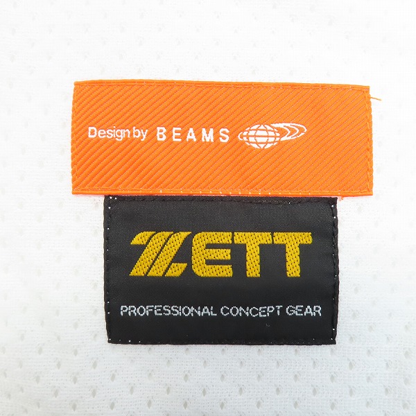 実際に弊社で買取させて頂いた【未使用】ZETT×BEAMS/ゼット×ビームス 東京ヤクルトスワローズ レプリカユニフォーム YSRP3W/フリー(XL)の画像 3枚目