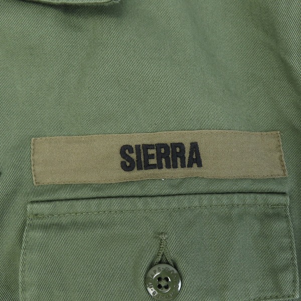 実際に弊社で買取させて頂いた【未使用】WTAPS/ダブルタップス 17AW BUDS LS 01 SHIRT ミリタリーシャツ 172WVDT-SHM01/01の画像 6枚目