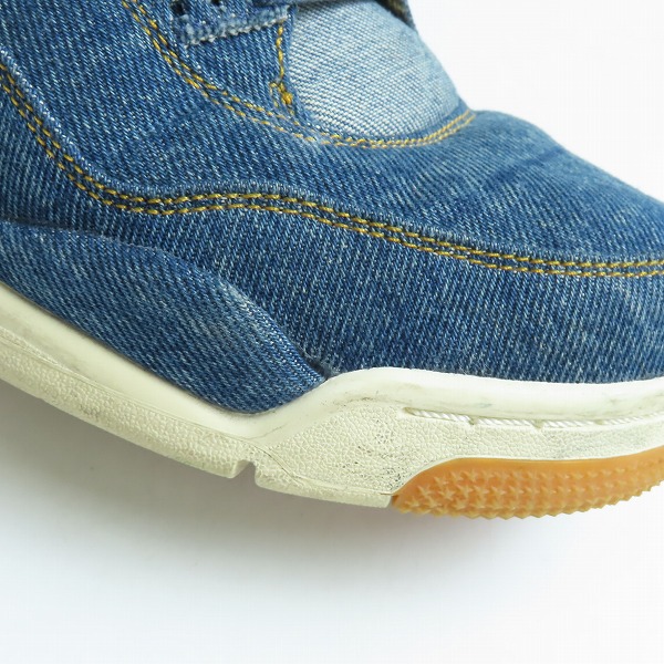 実際に弊社で買取させて頂いたNIKE×LEVIS/ナイキ×リーバイス AIR JORDAN 4 RETRO NRG/エア ジョーダン 4 レトロ AO2571-401/27.5の画像 9枚目