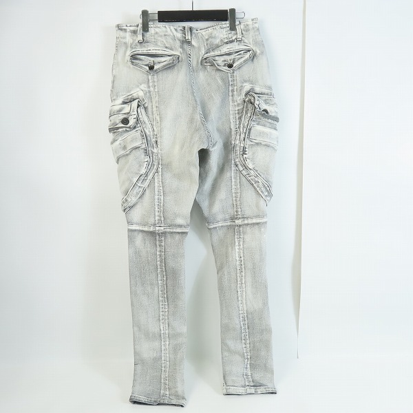 実際に弊社で買取させて頂いたJULIUS/ユリウス 23SS 10.5oz ストレッチデニム ガスマスク ウォッシュ スキニーパンツ 819PAM5-PL/1の画像 1枚目