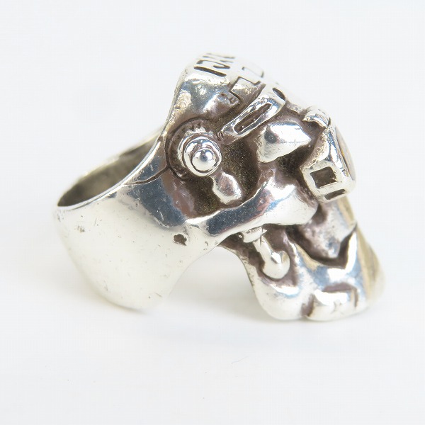 実際に弊社で買取させて頂いたCRAZY PIG/クレイジーピッグ サイボーグスカルリング/18-19号の画像 4枚目