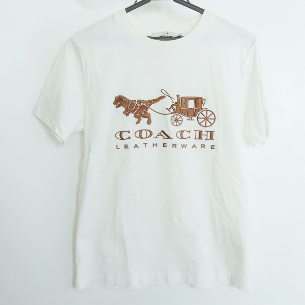 実際に弊社で買取させて頂いたCOACH / コーチ  レキシー アンド キャリッジ 刺繍 Tシャツ/S