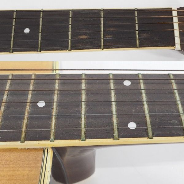 実際に弊社で買取させて頂いた★【難有り】Morris/モーリス W-25 アコースティックギター/アコギ 幌馬車ラベル 日本製 ハードケース付の画像 3枚目