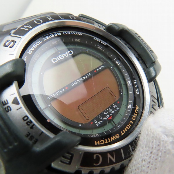 実際に弊社で買取させて頂いたCASIO/カシオ PROTREK/プロトレック HUNTING WORLD PRT-40HWJ 【動作未確認】 の画像 4枚目