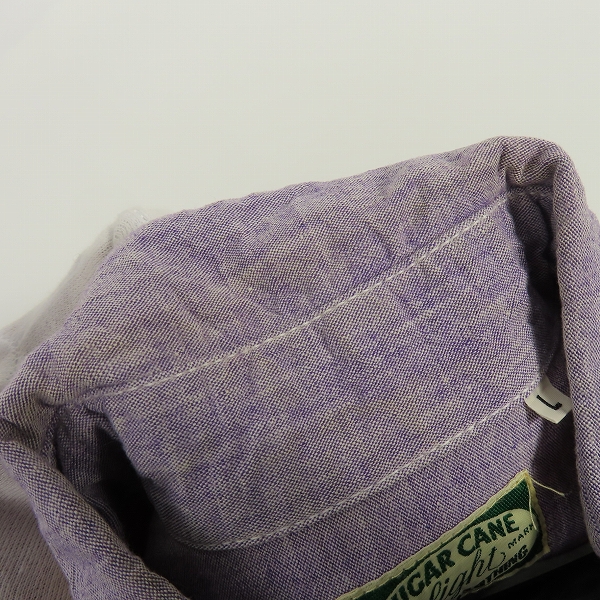 実際に弊社で買取させて頂いたSUGAR CANE/シュガーケーン マルチカラー 長袖シャツ SC25208/Lの画像 3枚目