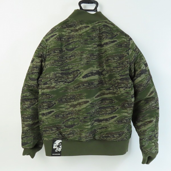 実際に弊社で買取させて頂いたBack Channel/バックチャンネル MA-1/フライトジャケット リバーシブル ジャケット/Lの画像 3枚目