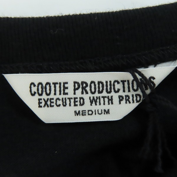 実際に弊社で買取させて頂いた【未使用】COOTIE/クーティー  Print Oversized L/S Tee EMBLEM 長袖Tシャツ CTE-21A332/Mの画像 2枚目