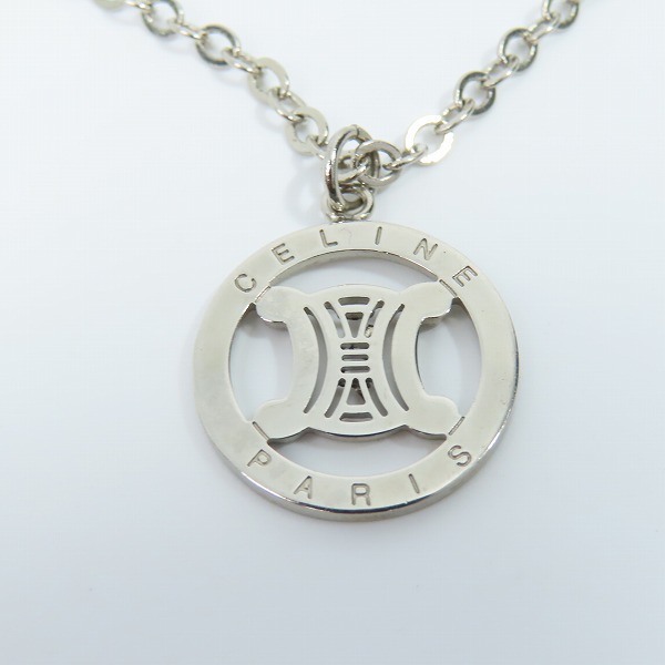 実際に弊社で買取させて頂いたCELINE/セリーヌ MACADAM/マカダム ネックレス ペンダントの画像 1枚目