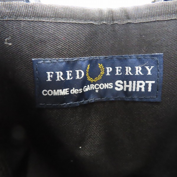実際に弊社で買取させて頂いたCOMME des GARCONS SHIRT × FRED PERRY/コムデギャルソンシャツ×フレッドペリー コラボボストンバッグの画像 4枚目