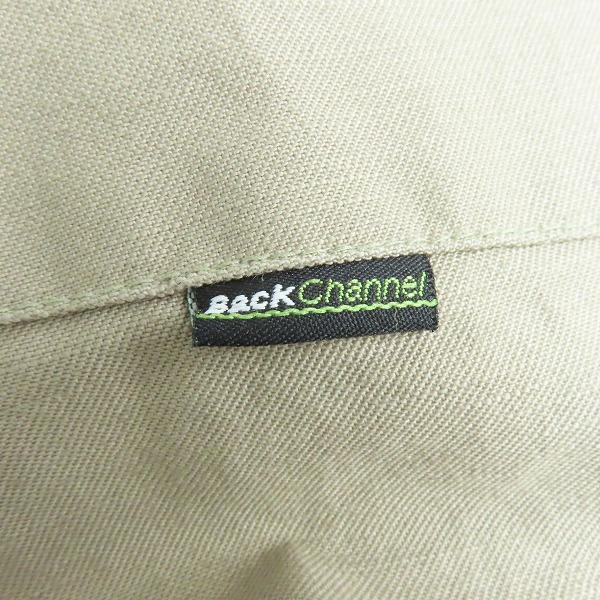 実際に弊社で買取させて頂いたBack Channel/バックチャンネル ジップアップ ワークジャケット/Lの画像 4枚目