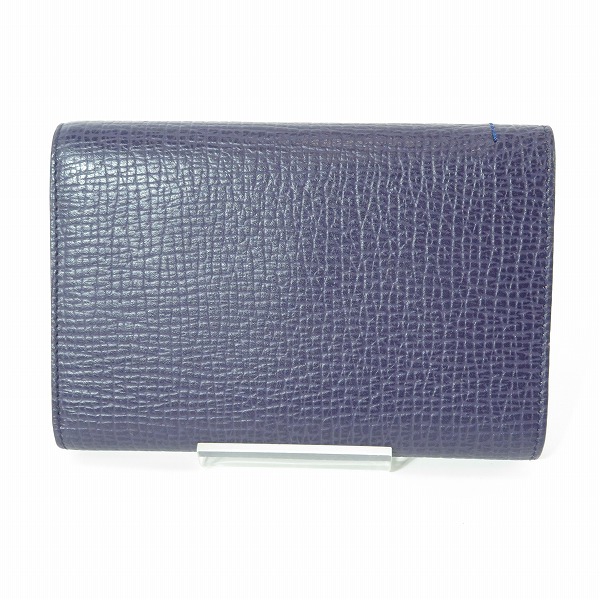 実際に弊社で買取させて頂いたLOEWE/ロエベ ミドル アナグラムロゴ ステッチデザイン 三つ折り財布の画像 1枚目