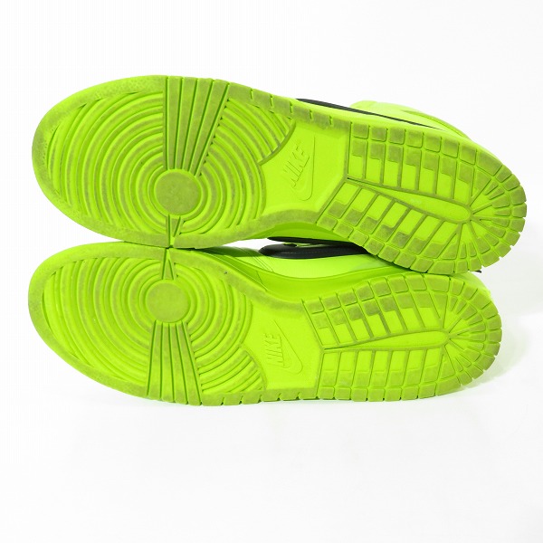 実際に弊社で買取させて頂いたNIKE×AMBUSH/ナイキ×アンブッシュ DUNK HIGH "FLASH LIME" ダンクハイ フラッシュライム CU7544-300/30の画像 2枚目