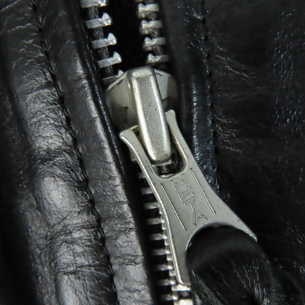 実際に弊社で買取させて頂いたNEIGHBORHOOD/ネイバーフッド 12AW Vincent / BL-JKT レザー ライダース ジャケット 122CCNH-JKM02/Sの画像 7枚目