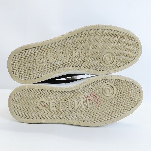 実際に弊社で買取させて頂いたCELINE/セリーヌ  TRAINER HI TOP/トレーナーハイトップ ハイカットスニーカー CT-01/42の画像 2枚目