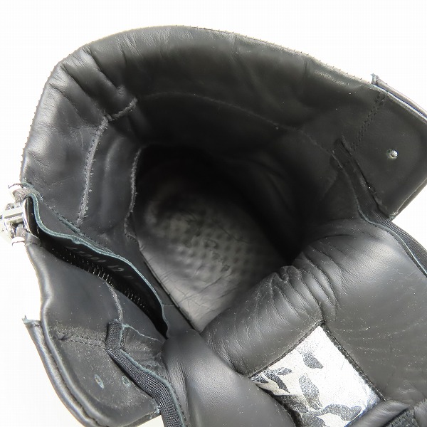 実際に弊社で買取させて頂いたRick Owens/リック オウエンス 23SS GEOBASKET/ジオバスケット/ジオバス ハイカット スニーカー RU01C4894LPO/42の画像 4枚目