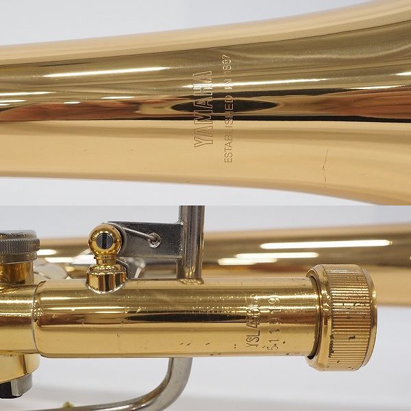 実際に弊社で買取させて頂いた★YAMAHA/ヤマハ YSL-456G/YSL456G テナーバストロンボーン ハードケース付きの画像 4枚目