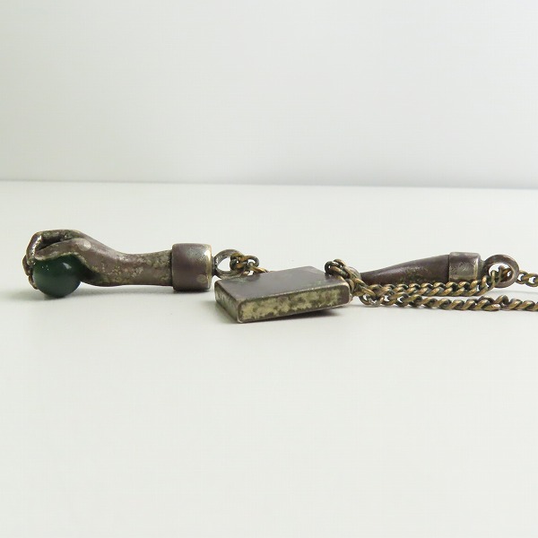 実際に弊社で買取させて頂いたMaison Martin Margiela/メゾンマルタンマルジェラ MM11 チャーム ネックレスの画像 3枚目