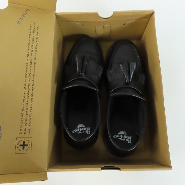 実際に弊社で買取させて頂いたDr.Martens/ドクターマーチン ブラック ADRIAN MONO タッセル ローファー シューズ 30637001/UK9の画像 7枚目