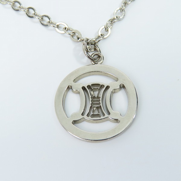 実際に弊社で買取させて頂いたCELINE/セリーヌ MACADAM/マカダム ネックレス ペンダントの画像 2枚目