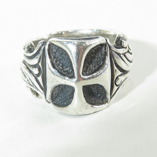 実際に弊社で買取させて頂いたBWL/Bill Wall Leather/ビルウォールレザー Gothic Cross/ゴシッククロス リング/23.5号の画像 1枚目