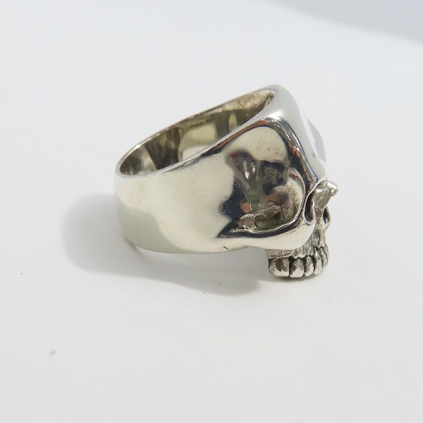 実際に弊社で買取させて頂いたCRAZY PIG/クレイジーピッグ LEMOLA SKULL RING レモラスカル リング 19.5-21.5号の画像 3枚目