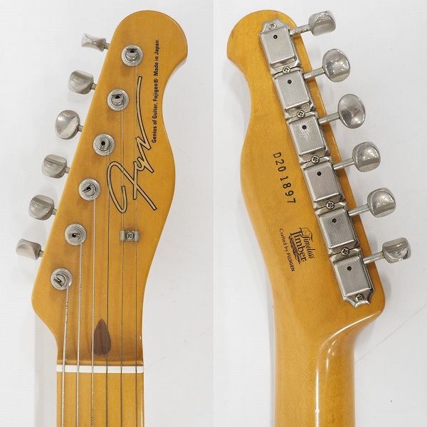 実際に弊社で買取させて頂いた★FGN/FUJIGEN/フジゲン Timeless Timber/タイムレスティンバー テレキャスターType エレキギター ギグケース付の画像 2枚目