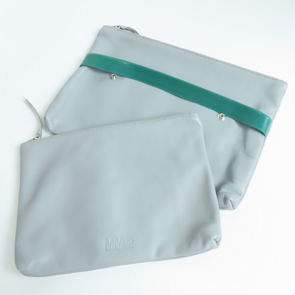 実際に弊社で買取させて頂いたMaison Martin Margiela MM6/メゾンマルタンマルジェラ ダブルクラッチバッグ S32WF0025 SX8354の画像 8枚目