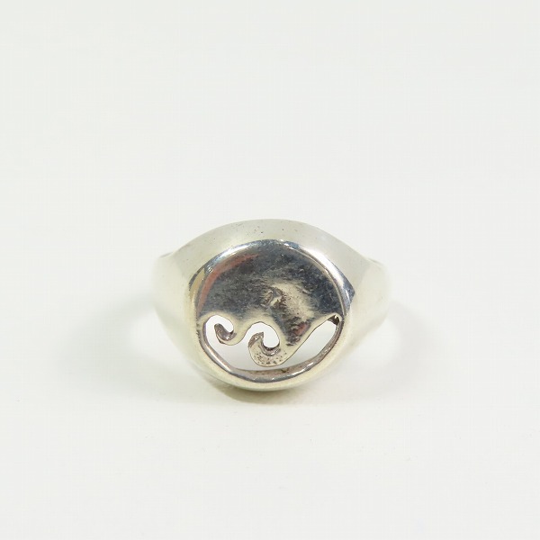 実際に弊社で買取させて頂いたHOLLYWOOD RANCH MARKET/ハリウッドランチマーケット 波モチーフリング 13.5号の画像 1枚目