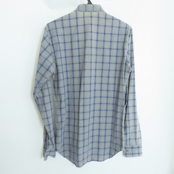 実際に弊社で買取させて頂いたDior/ディオール チェック柄 長袖シャツ 9H3154101189 /38の画像 1枚目