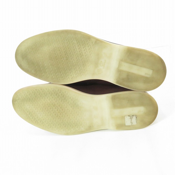実際に弊社で買取させて頂いたLoro Piana/ロロピアーナ SUMMER WALK レザー ローファー /40.5の画像 2枚目