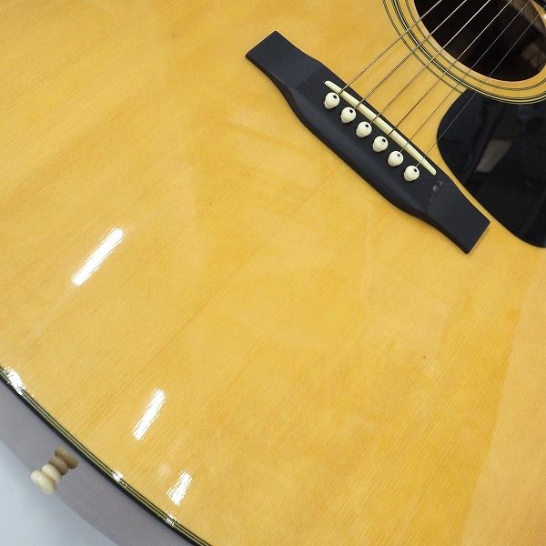 実際に弊社で買取させて頂いた★Morris/モーリス MD-502/MD502 幌馬車ラベル アコースティックギター/アコギ の画像 6枚目