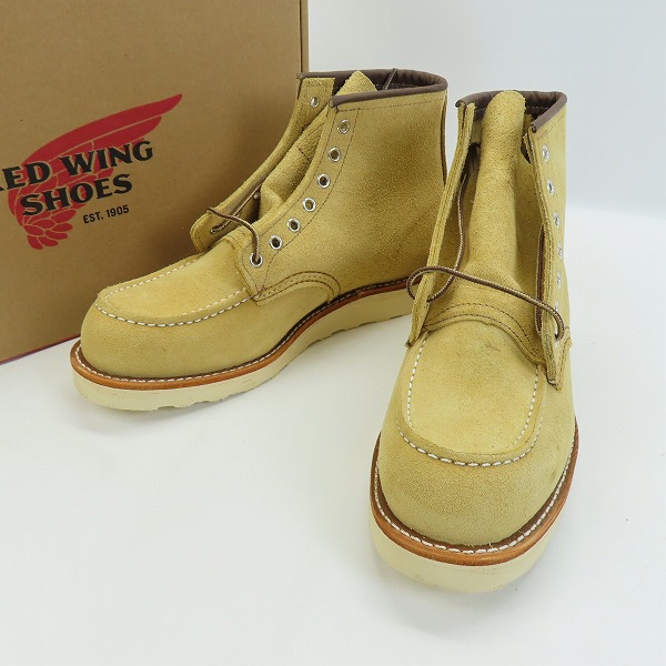 実際に弊社で買取させて頂いたRED WING/レッドウィング 6" CLASSIC MOC/6インチ クラシックモック スエードブーツ 8833/9D