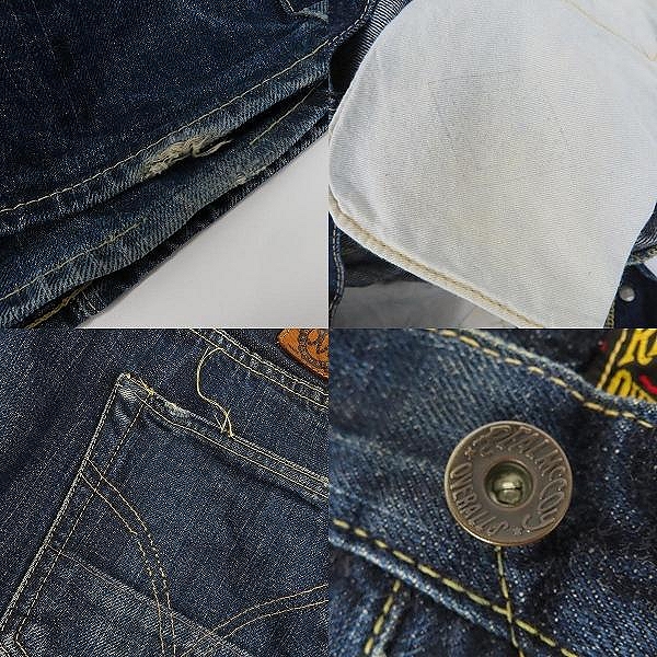 実際に弊社で買取させて頂いたTHE REAL McCOY'S/リアルマッコイズ デニムパンツ ボタンフライ S613/33/34の画像 9枚目