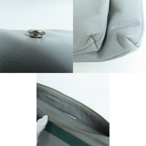 実際に弊社で買取させて頂いたMaison Martin Margiela MM6/メゾンマルタンマルジェラ ダブルクラッチバッグ S32WF0025 SX8354の画像 9枚目