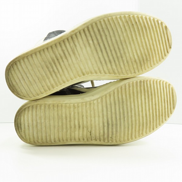 実際に弊社で買取させて頂いたRick Owens/リック オウエンス 23SS GEOBASKET/ジオバスケット/ジオバス ハイカット スニーカー RU01C4894LPO/42の画像 2枚目