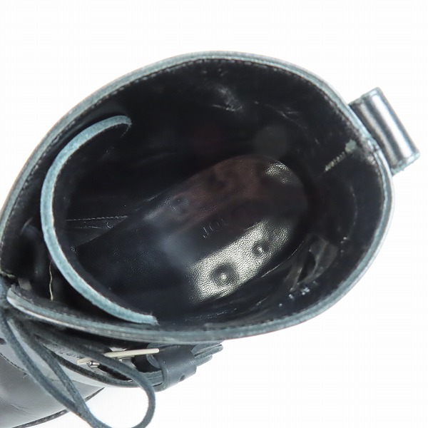 実際に弊社で買取させて頂いたDior homme/ディオールオム クリス期 ショートブーツ 10HBM /42の画像 4枚目