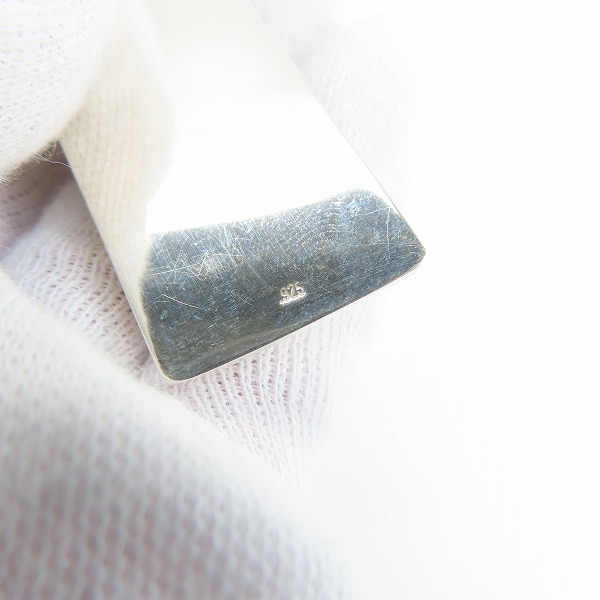 実際に弊社で買取させて頂いたBURBERRY/バーバリー ロゴシルバーマネークリップ 925の画像 4枚目